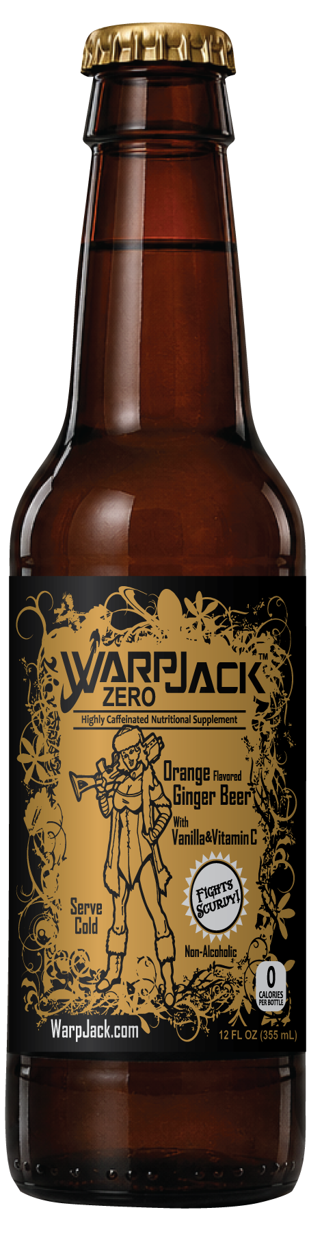 WarpJack Zero bottle